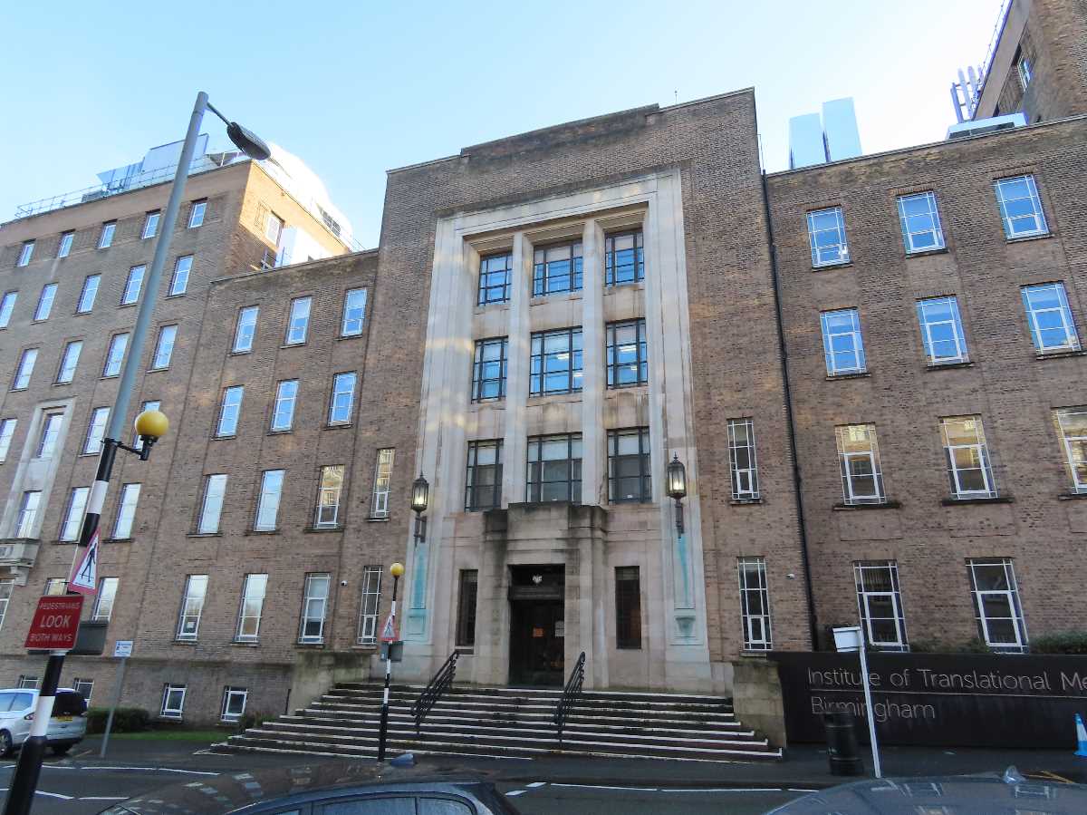 The old Queen Elizabeth Hospital in Birmingham - United Birmingham Hospitals - Queen Elizabeth Medical Centre - 10th December 2023